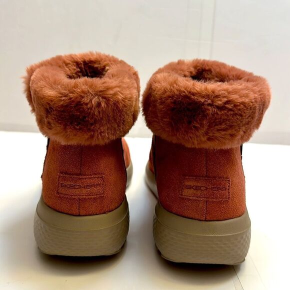 Sketcher On-The-Go women’s faux fur ankle boots size 10 - Picture 5 of 10